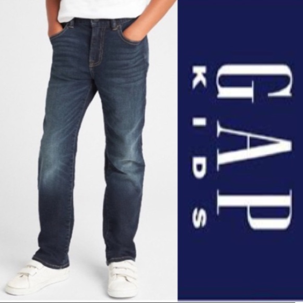 Husky Size 8 Boys Jeans Gap Straight Fit Boys Jeans Adjustable Elastic Waistband